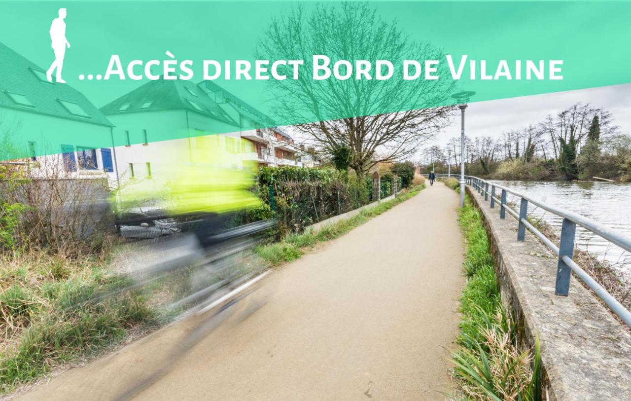 Appartement T2 - Proche Gare - Bord De Vilaine 雷恩 外观 照片